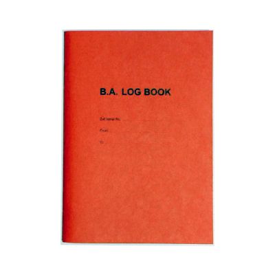 Fire Department Paperback Log Book