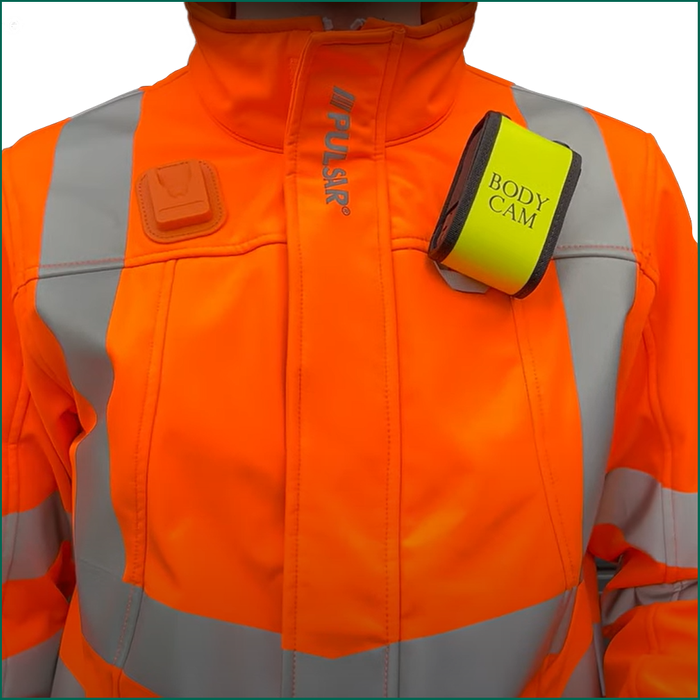 Body-Worn Video Camera Case with Privacy Tab