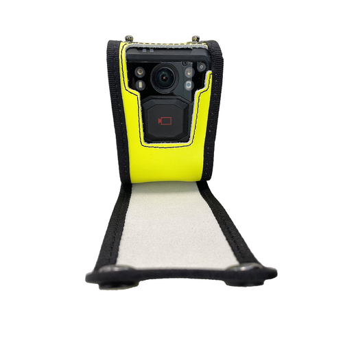 Body-Worn Video Camera Case with Privacy Tab