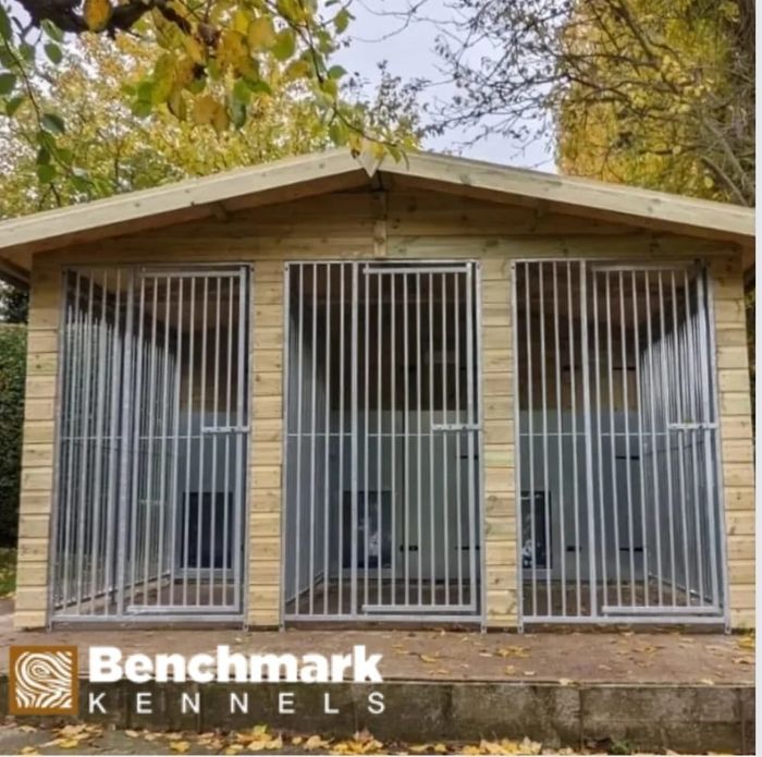 12x8ft Triple Kennel