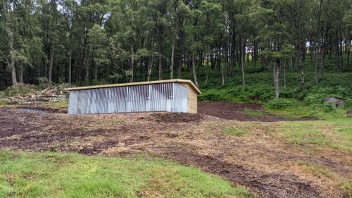 25x12ft 5 bay kennel