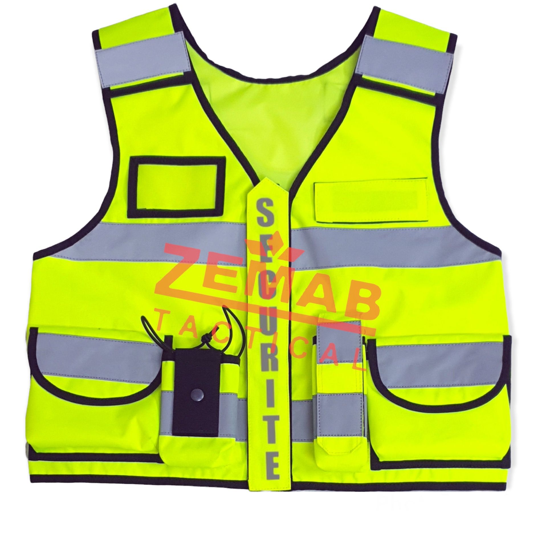 ZEMAB MULTI-POCKET HI-VIZ SAFTY VEST