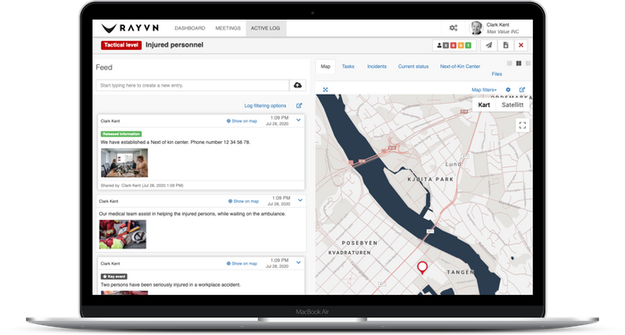 RAYVN - the simple solution to prepare for and manage critical events