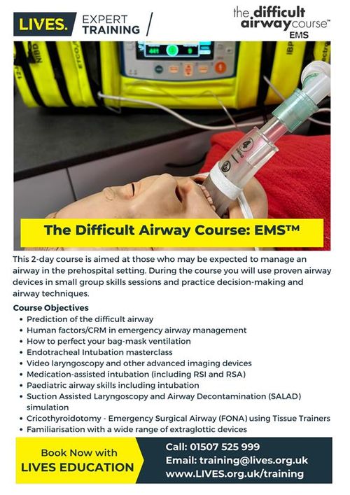 The Difficult Airways Course EMS