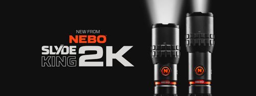 SLYDE KING 2K - Rechargeable 2,000 Lumen Flashlight & 500 Lumen Work Light