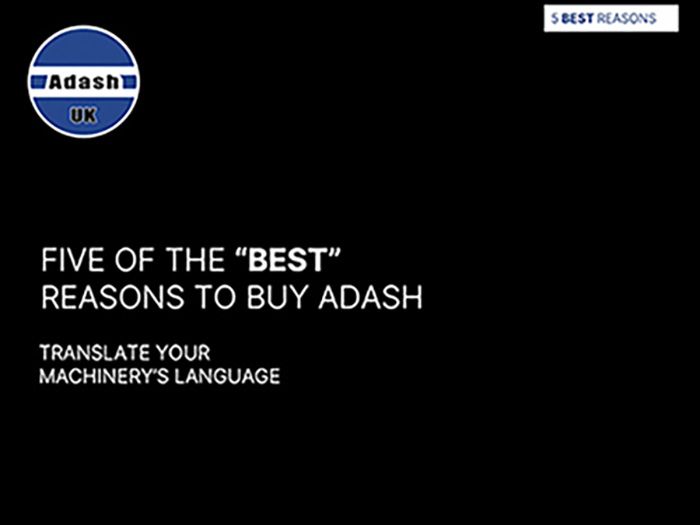 Five of the Best reasons to buy Adash