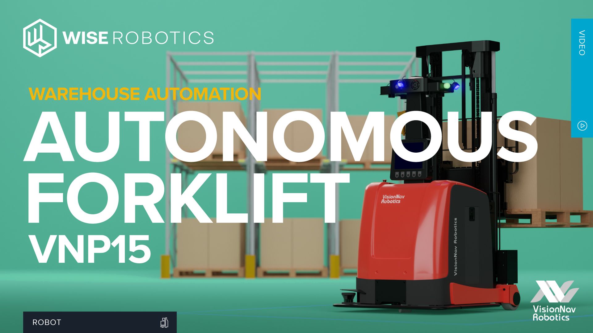 New Autonomous Forklift | Wise Robotics | Warehouse Automation