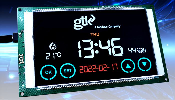 Displays at the touch of a button
