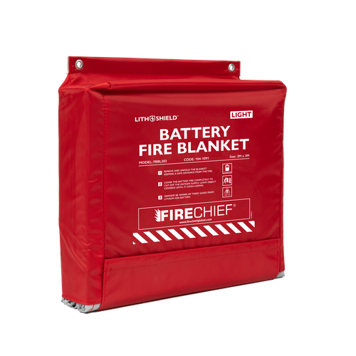 Firechief LithShield Light Battery Fire Blanket (3m x 3m)