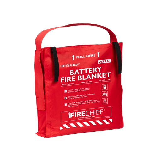 Firechief LithShield Ultra+ Battery Fire Blankets (1.8 x 1.8m & 2.6 x 2.6m)