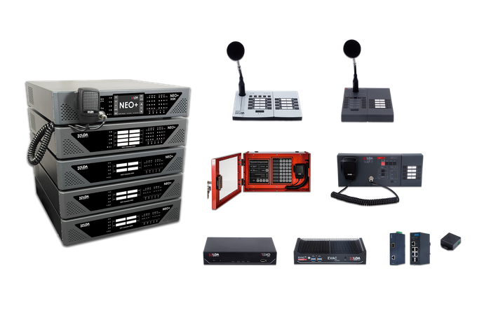 NEO+ | Advanced EN54-certified public address and voice alarm system