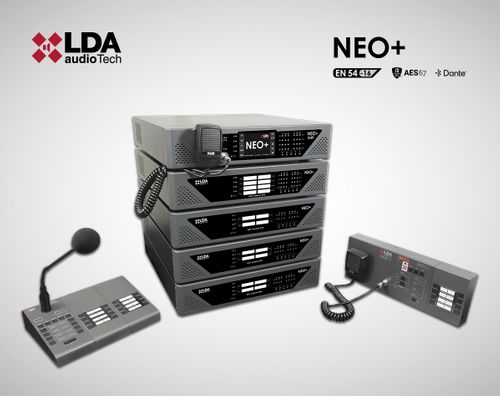 NEO+ | Advanced EN54-certified public address and voice alarm system