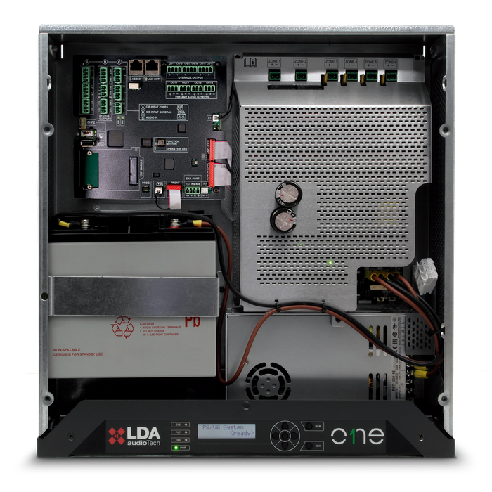 ONE | Compact EN54 public address and voice alarm system