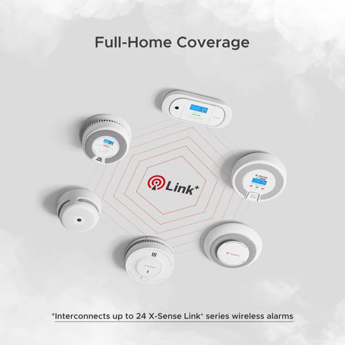 X-Sense SC07-W Interconnected Smoke & Carbon Monoxide Detector with 10-Year Battery