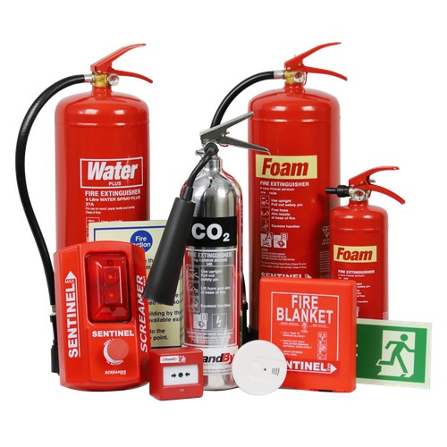 Extensive stocks of Fire Equipment