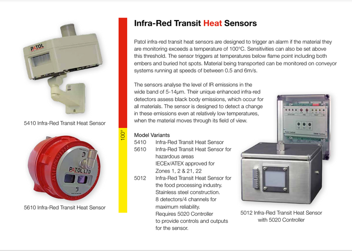 Infrared Transit Heat and Flame Sensors