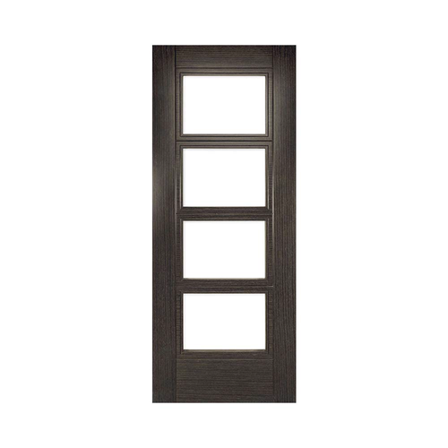 Deanta Montreal Prefinished Dark Ash Grey Internal FD30 Fire Door with Glass