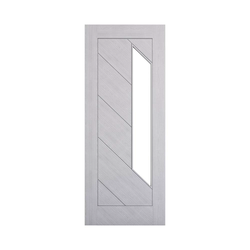 Deanta Torino Prefinished Light Ash Grey Internal FD30 Fire Door with Glass