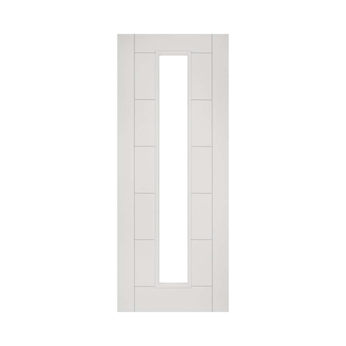 Deanta Seville 1L White Internal Door with Glass