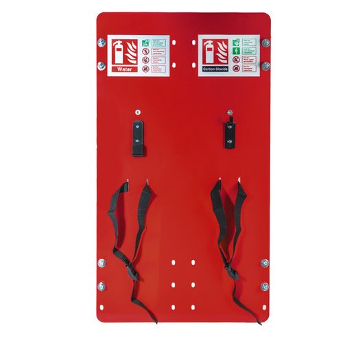 Double Extinguisher Mount Board