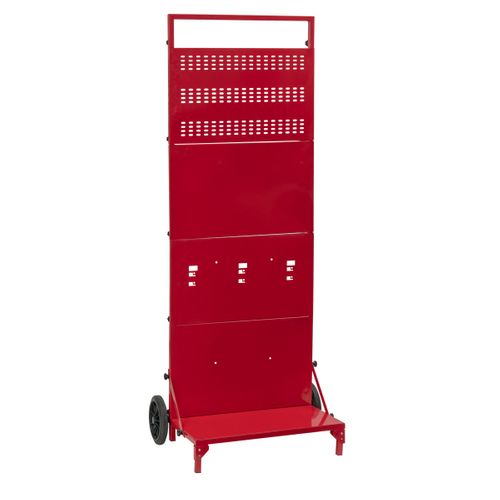 Firechief Flat-Pack Wheeled Site Stand - Red (FPSSR)