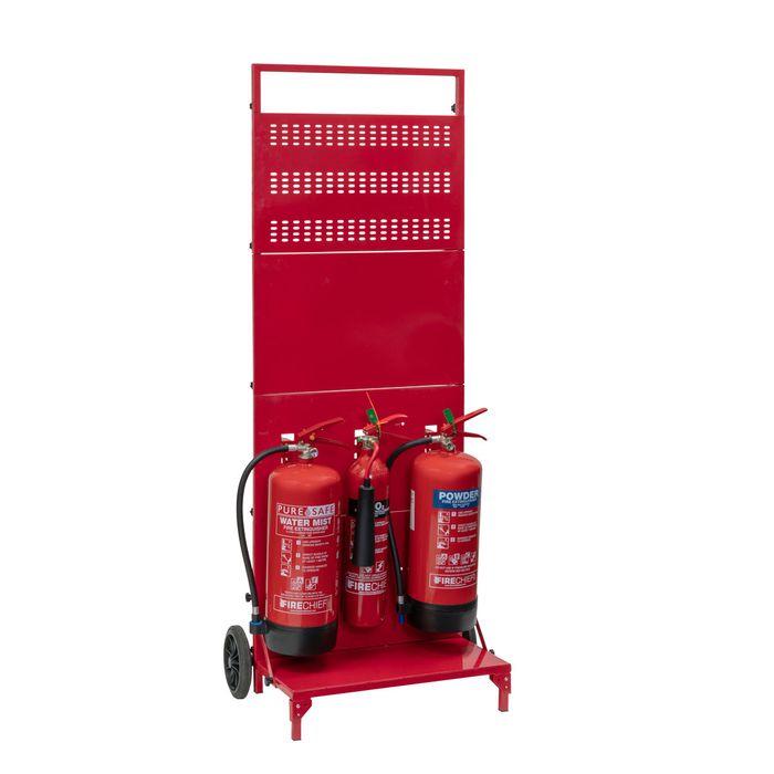 Firechief Flat-Pack Wheeled Site Stand - Red (FPSSR) - The Fire Safety ...