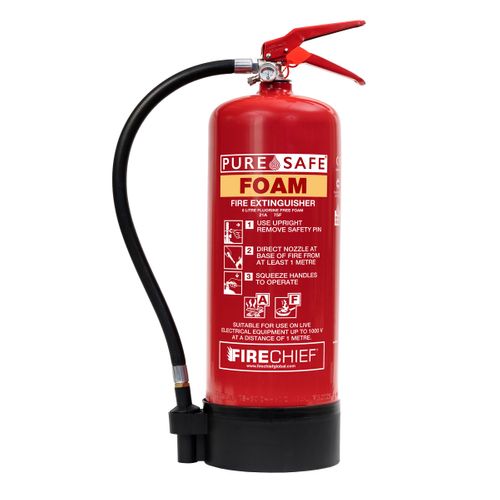 Firechief 6ltr PureSafe F Class Fluorine Free Foam Extinguisher (FFF6S)