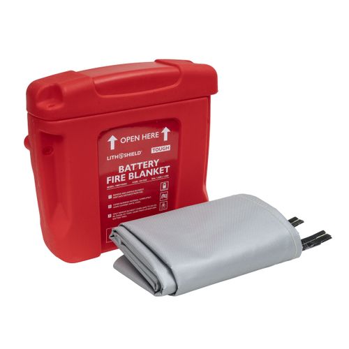 Firechief LithShield Tough Battery Fire Blanket, Hard Case 1.55 x 1.55m (FBBT155/HC)