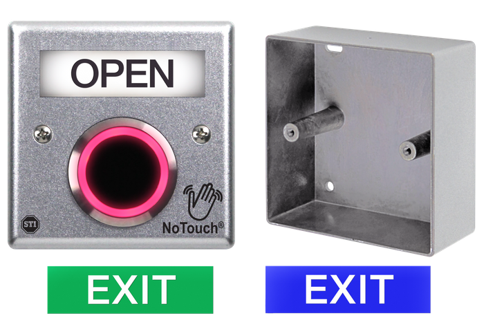 NOTOUCH® CAST ALUMINIUM BUTTONS