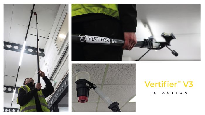 10-Meter Vertifier™ Pole for smoke detector testing