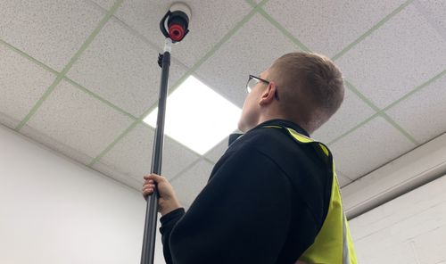 10-Meter Vertifier™ Pole for smoke detector testing