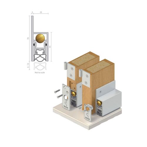 RP38Si - Door Bottom Smoke Seals