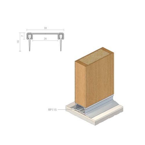 RP129Si - Door Bottom Smoke Seals