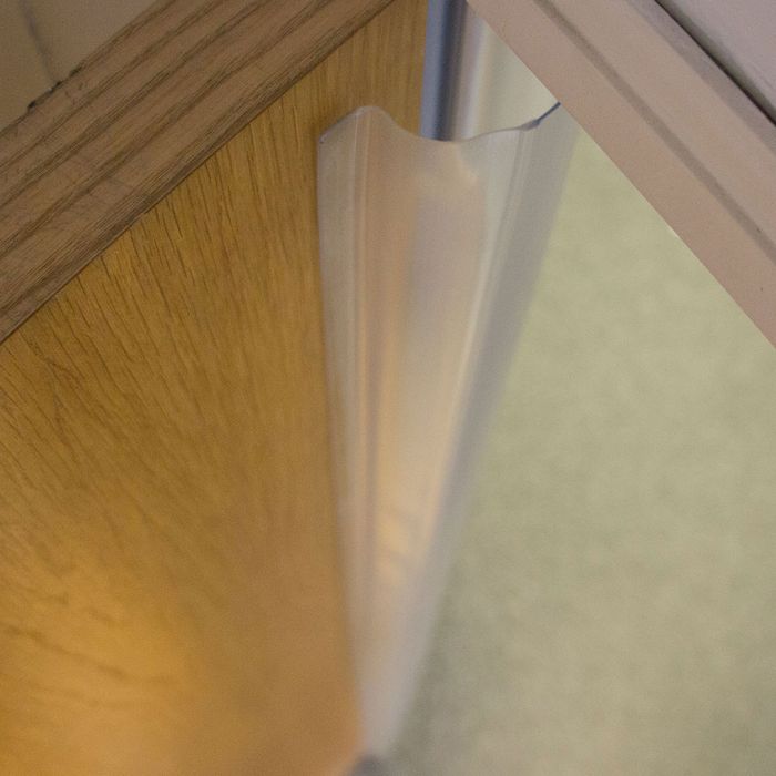 Astro Finger Guard Clear - Transparent Finger Guard for Doors