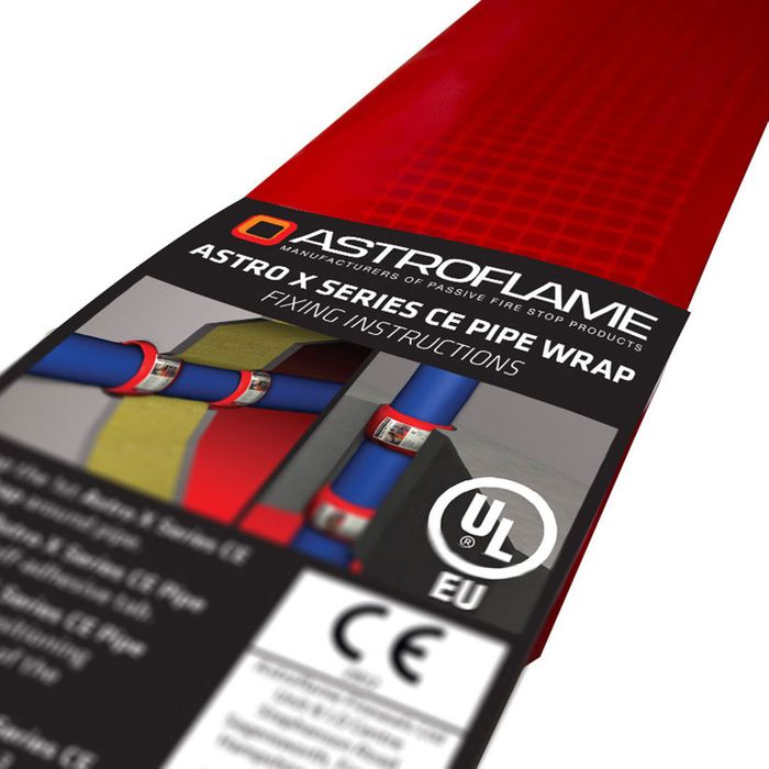 Astro X Series CE Pipe Wrap - Intumescent CE Marked Pipe Wrap