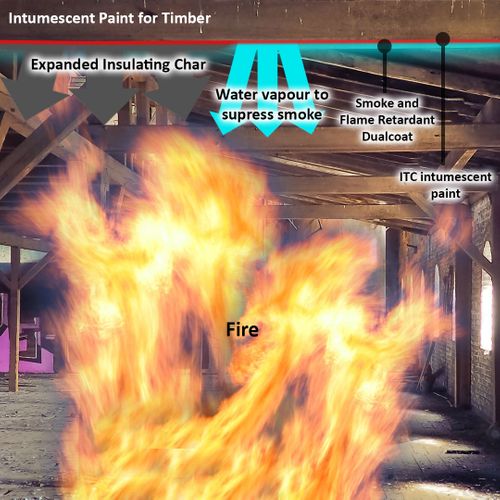 Astro ITC Paint - Intumescent Paint for Timber