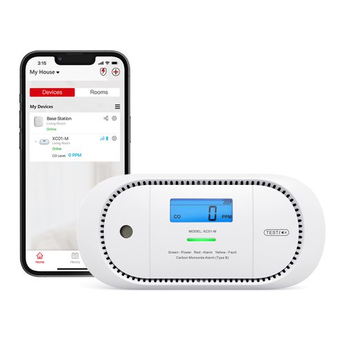 X-Sense XC01-M: Smart Wireless Carbon Monoxide Detector with Home Security System Integration