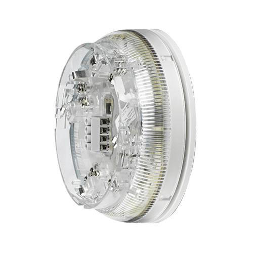 Sounder VAD detector base for addressable fire systems