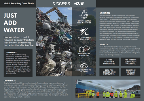 Just Add Water - Metal Recyclers Case Study