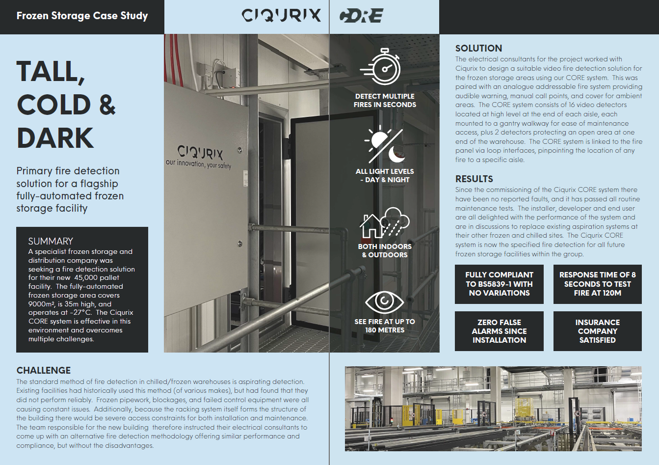 Tall Cold & Dark - Frozen Storage Case Study