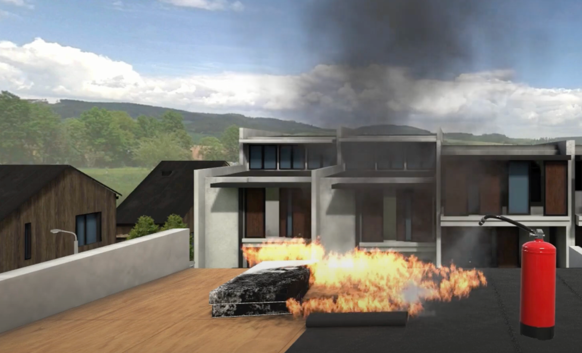 VR Fire Trainer now has a new Extinguisher! Water Mist