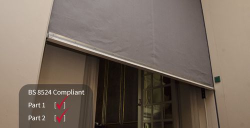 COOPERS FIRE, THE FIRST FIRE CURTAIN MANUFACTURER TO BE FULLY BS 8524 PARTS 1 & 2 COMPLIANT