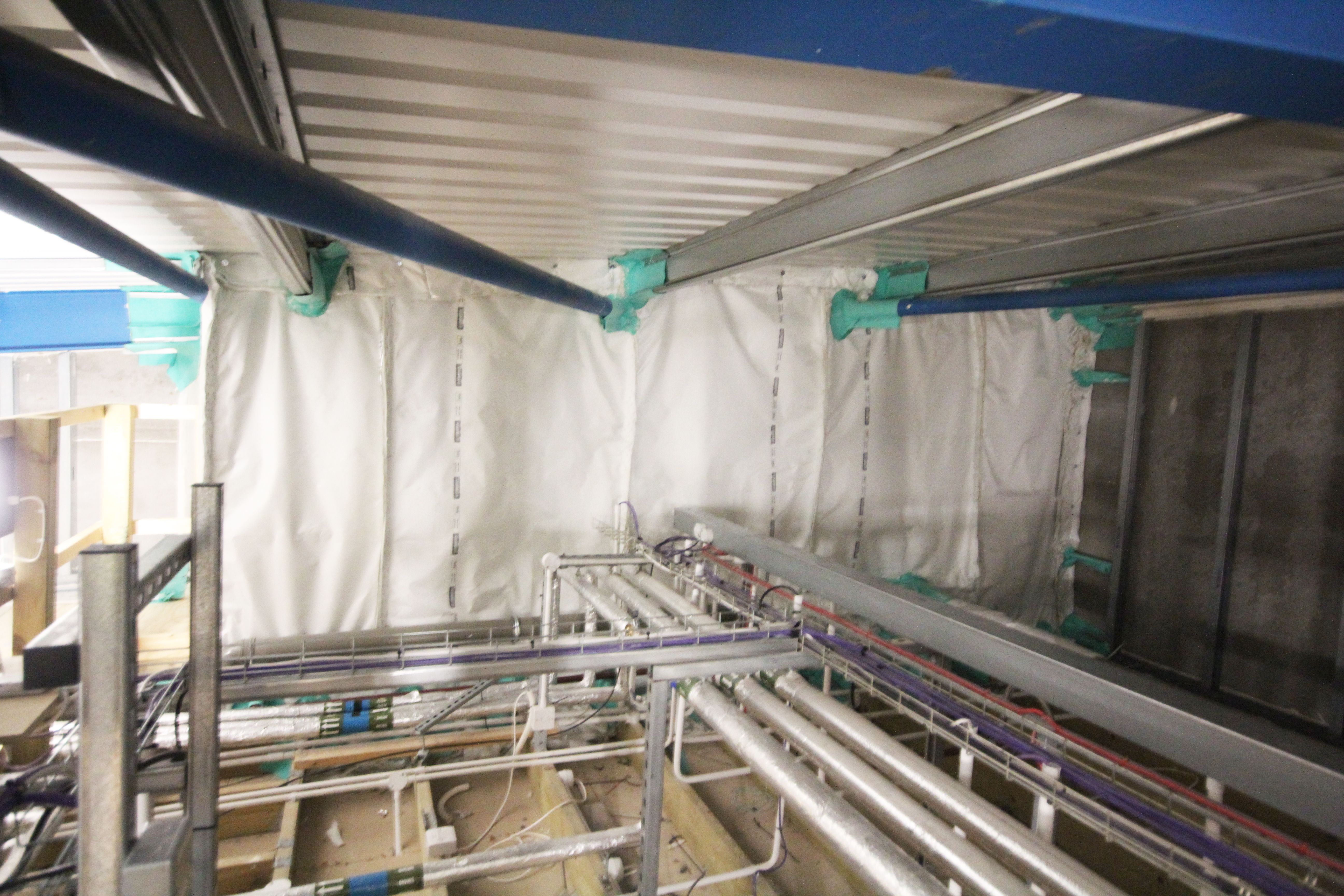 TITAN LITE PROVIDES FIRE INTEGRITY AND INSULATION FOR MANSFIELD HOSPITAL REFURB