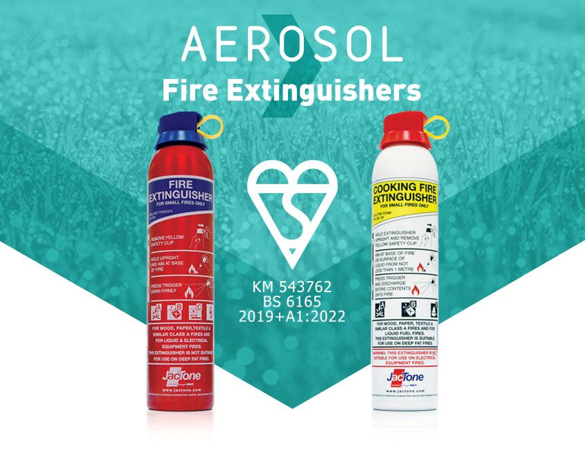 Jactone Aerosol Fire Extinguishers Receive New Certification