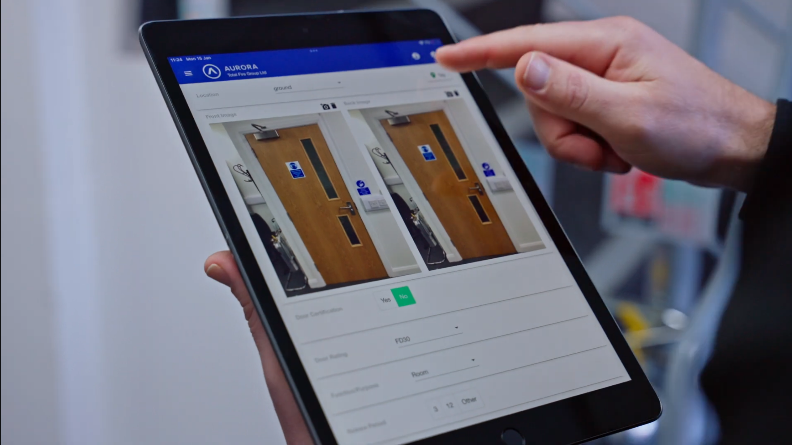 🚀Aurora's Brand New Fire Door Inspection and Management App!