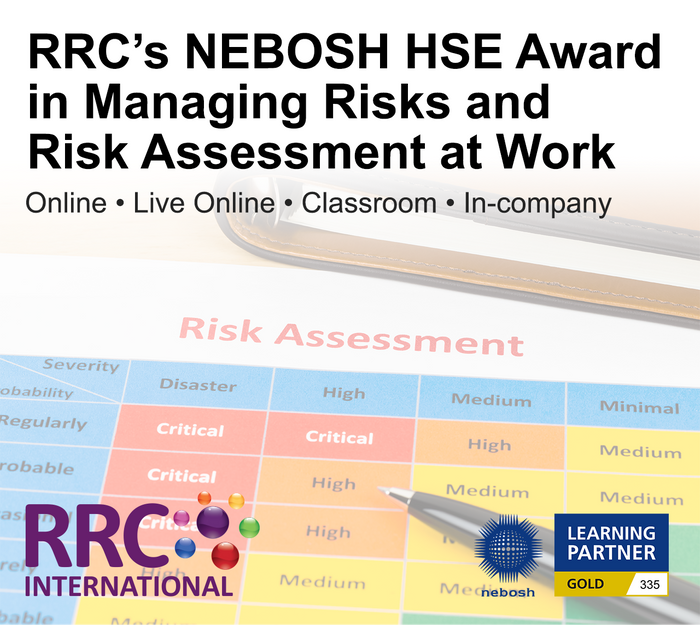 RRC's NEBOSH HSE Award in Managing Risks and Risk Assessment The Health & Safety Event 2025