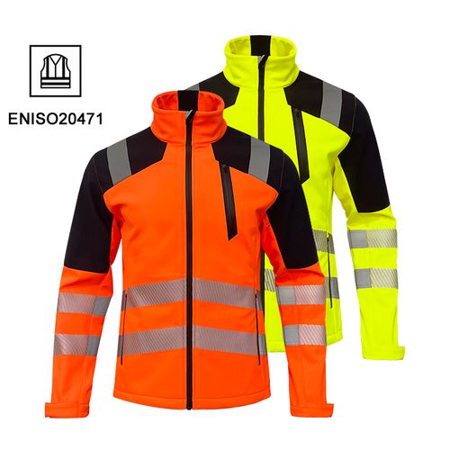 HFJ23873 Men's Hivis Softshell Jacket