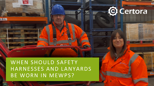 Why is it Recommended to Wear Safety Harnesses and Lanyards in Boom-Type Platforms?