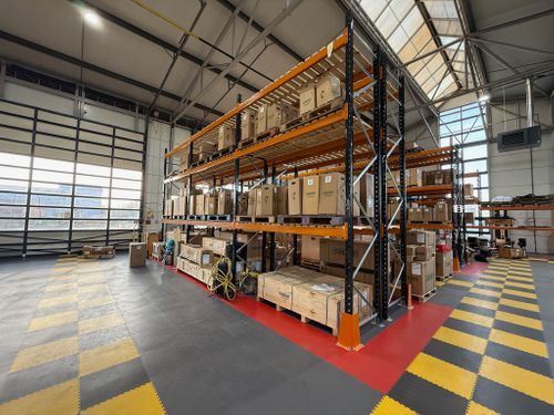 EPIC Ecotile Warehouse Flooring Upgrade for Caprari's UK Warehouse!