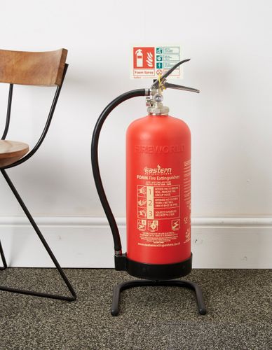 Servicing a P50 fire extinguisher